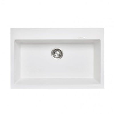 780 x 510 x 220mm Carysil Waltz 780 Granite Stone Kitchen Sink Top/Under Mount